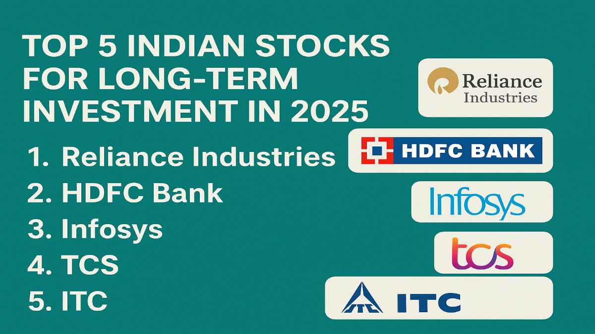 Top 5 Indian Stocks for Long-Term Investment in 2025