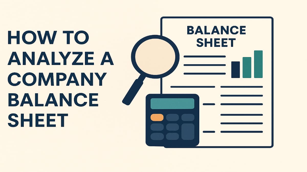 How to Analyze a Company Balance Sheet