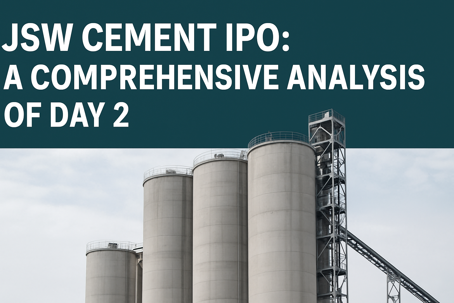 JSW Cement IPO A Comprehensive Analysis of Day 2 Subscription GMP and Investment Potential