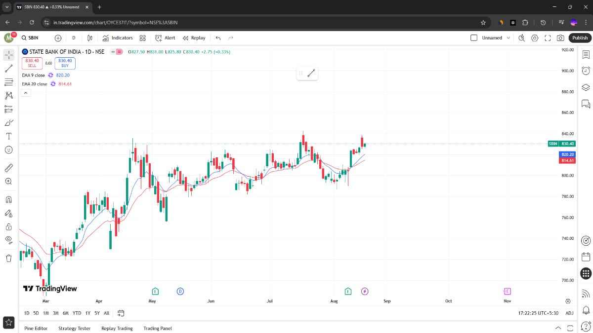Past Performance of SBI Shares
