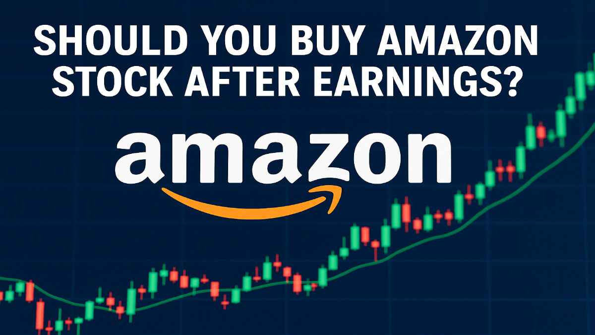 Should You Buy Amazon Stock After Earnings image generate karo ok this text add kar dena image size 1200x675pxles